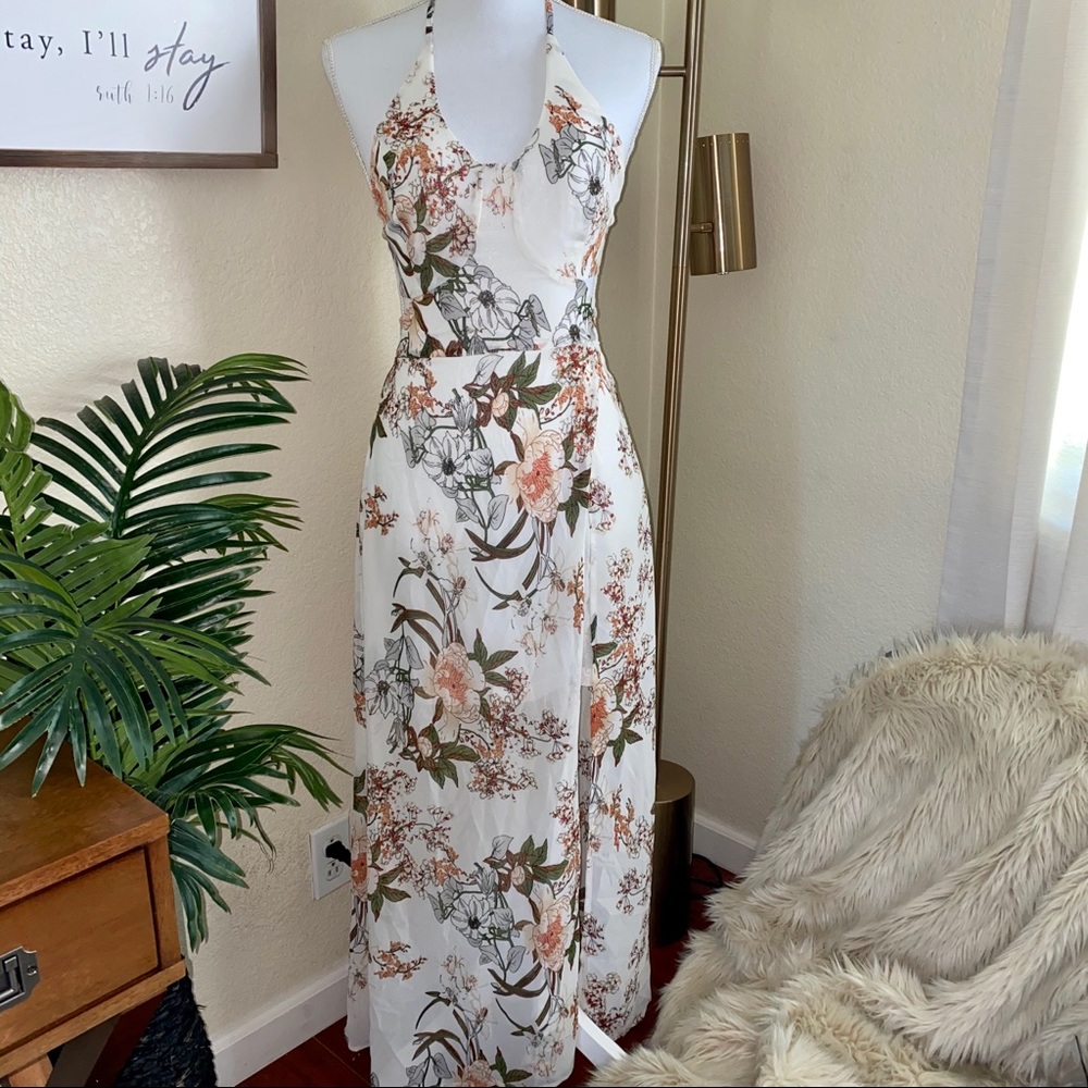 Maxi | Floral | Dress | Vacation Dress | Open Back